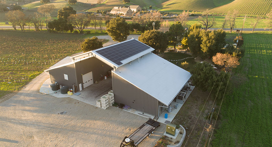 Four Lanterns Winery Construction - Paso Robles, California General Contractor - Winery Water Treatment and Solar Power Construction - JW Design & Construction
